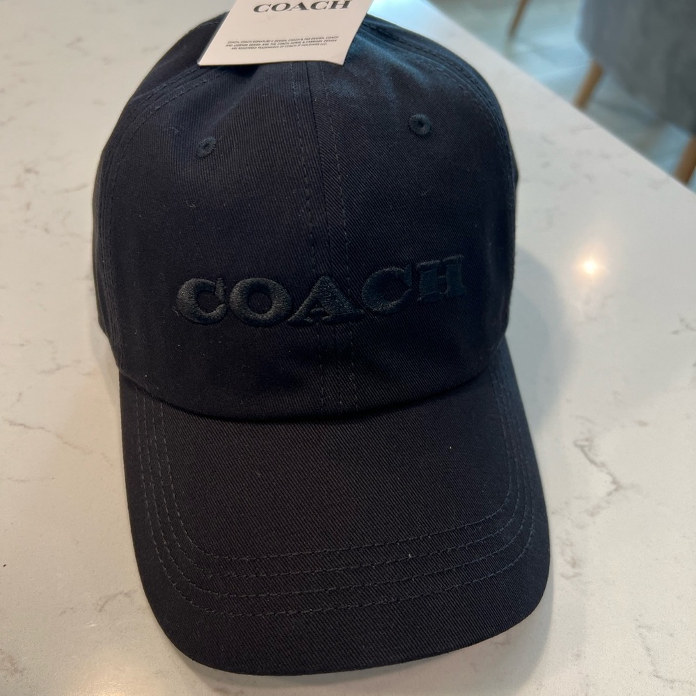 Coach Black Baseball Cap